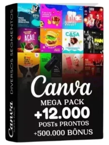 Mega Pack Canva 100% Editavel + Bônus