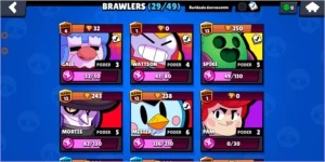 Brawl Stars com Lendária + CR com 16 Lendárias Barato