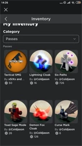 Vendo conta do roblox com mais de 10k de robux gastos