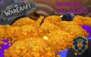 100k Gold WoW Ally - Nemesis / Tol Barad - Blizzard
