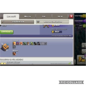CV 11 CLASH OF CLANS  TOP COM 2 PASSES LINDA DEMAIS