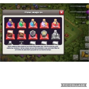CV 11 CLASH OF CLANS  TOP COM 2 PASSES LINDA DEMAIS