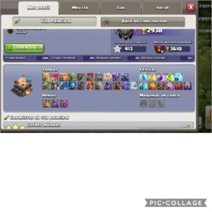 CV 11 CLASH OF CLANS  TOP COM 2 PASSES LINDA DEMAIS