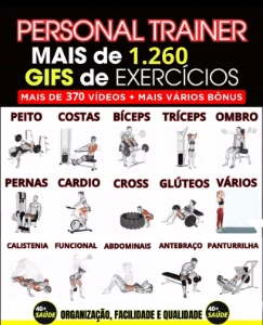 Pack +1.267 Exercícios De Musculação +Bonus Treinos Etc... - Outros