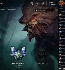 Conta League Of Legends - Diamante 5 LOL