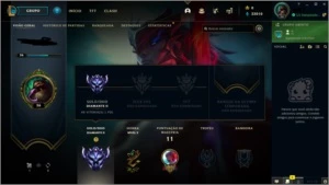 Conta lol DIAMANTE 2, 73% de WIN RATE. - League of Legends