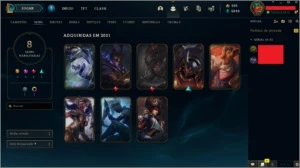 Conta platina 4 mono zed - League of Legends LOL