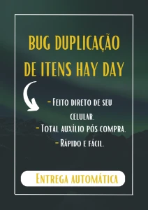 Conta Hay Day -Bug De Duplicar Itens Hay Day / Entrega Autom