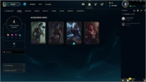 Conta smurf - Platina - League of Legends LOL