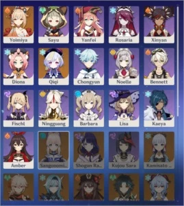 Conta Genshin Ar31 | 2x5* Yoimiya, Qiqi e 2 armas 5* - Genshin Impact