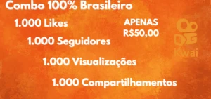 Combo Influencer Kwai - Redes Sociais