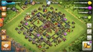 Conta CV 10 Bem upada - Clash of Clans