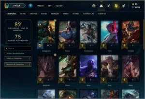 Conta DIAMANTE 2 com 12 skins e 27 champs (75 PDL) - League of Legends LOL