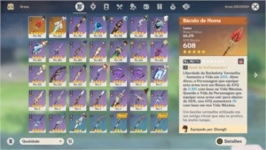 Vendo conta genshin ar 55 7/5 estrelas. - Genshin Impact