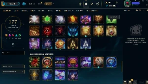 87 skins - platina - quase todos os campeões - League of Legends LOL