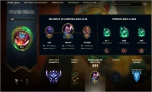 Conta Diamante II com todos campeões - League of Legends LOL