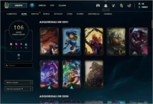 Conta Diamante II com todos campeões - League of Legends LOL