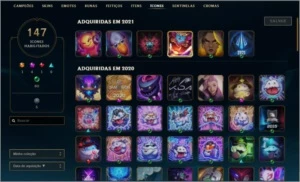 Conta Diamante II com todos campeões - League of Legends LOL