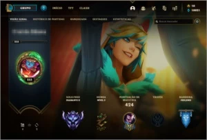 Conta Diamante II com todos campeões - League of Legends LOL
