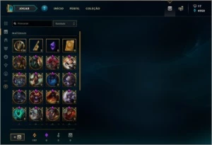 Conta Plat 4 Flex/SoloQ (128 skins) - League of Legends LOL