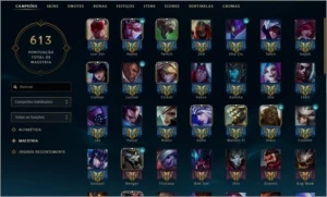 Conta Plat 4 Flex/SoloQ (128 skins) - League of Legends LOL