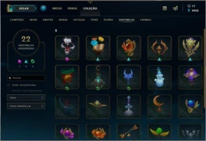 Conta Plat 4 Flex/SoloQ (128 skins) - League of Legends LOL