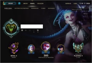 PLATINA 5, ALL CHAMPS 305 SKINS - League of Legends LOL