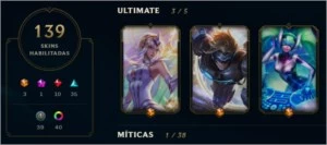 CONTA 116 SKIN + - League of Legends LOL