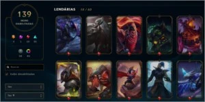 CONTA 116 SKIN + - League of Legends LOL
