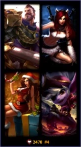 Conta borda ouro - League of Legends LOL