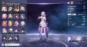 Conta Honkai Star Hail com Castorice, Sunday, Aglaea - Outros