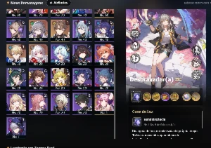 Conta Honkai Star Hail com Castorice, Sunday, Aglaea - Outros