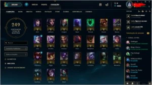 Conta Lol Platina 1 S8 26 skins unranked - League of Legends