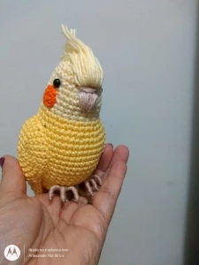 Amigurumi Calopsita - Artesanato e Personalizados