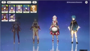 PC/Mobile - America AR7 | Mona, Xiangling, Noelle, Xiangqiu - Genshin Impact