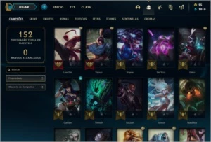 CONTA GOLD PRA VENDER LOGO - League of Legends LOL