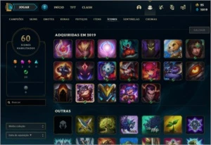 CONTA GOLD PRA VENDER LOGO - League of Legends LOL
