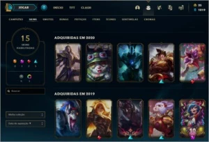 CONTA GOLD PRA VENDER LOGO - League of Legends LOL