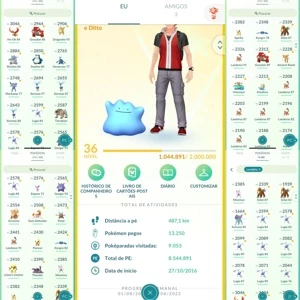 Conta Pokemon Go Nível 36 - Pokémon