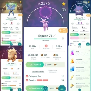 Conta Pokemon Go Nível 36 - Pokémon