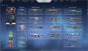 CONTA VALORANT PRATA 2 - SKINS: VANDAL E PHANTOM SUBLIME