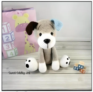 Receita em PDF - Cachorro Charlie Vira Lata Amigurumi