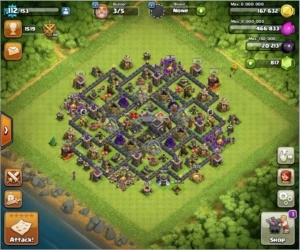 CV 11 Quase Full - 250 muros Full - Clash of Clans