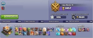 CV 11 Quase Full - 250 muros Full - Clash of Clans