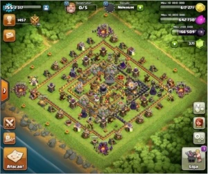 CV 11 Quase Full - 250 muros Full - Clash of Clans