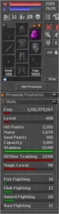 Sell MS 408 Open PvP - Tibia