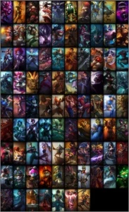 Conta de LOL 70+ SKINS PLAT 1 75 PDL BARATA MMR ALTO - League of Legends