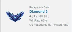 LEAGUE OF LEGENDS CONTA D3 LOL