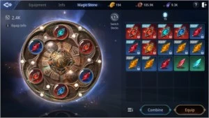 Conta lvl 69- 75k quinto pet, 4 pedras lendarias - MIR4