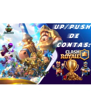 Up/Push Contas Clash Royale! O Melhor E Mais Barato!